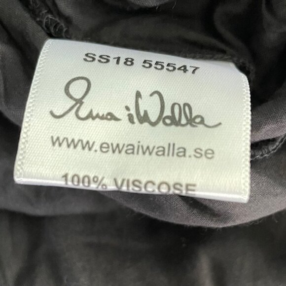 Ewa I Walla Dress Black Sample XL X-Large Viscose Goth Lagenlook NWOT Like New - Picture 15 of 15